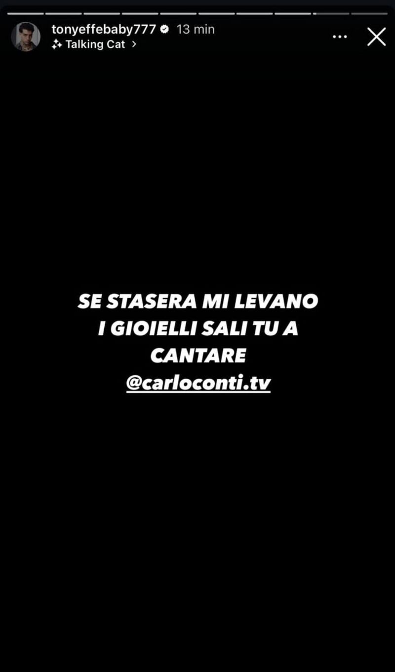 TONY EFFE POST SANREMO