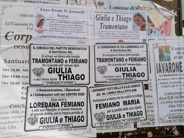 Il funerale di Giulia Tramontano: folla e palloncini bianchi per l'ultimo addio 3