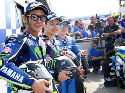 MotoGp Misano, Lorenzo pole. Ma Valentino Rossi è secondo