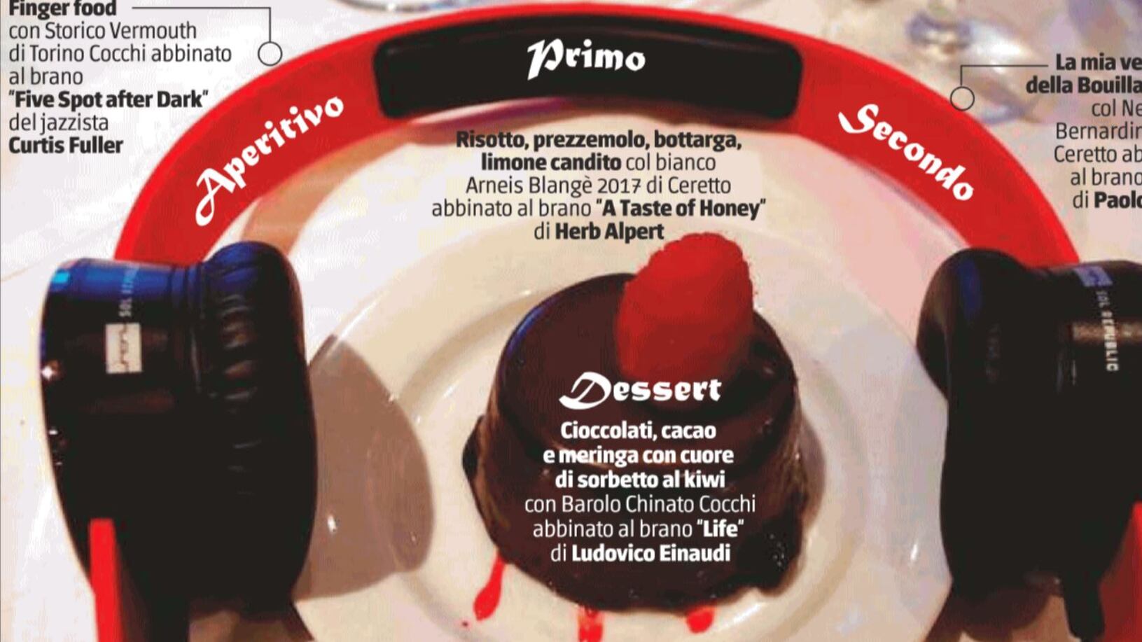 Al ristorante con l'audio-chef: "Le note giuste per ogni piatto L'appetito? Viene ascoltando"