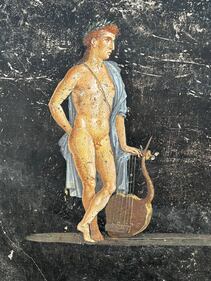 Pompei, scoperto un salone con raffigurazioni sulla guerra di Troia 5