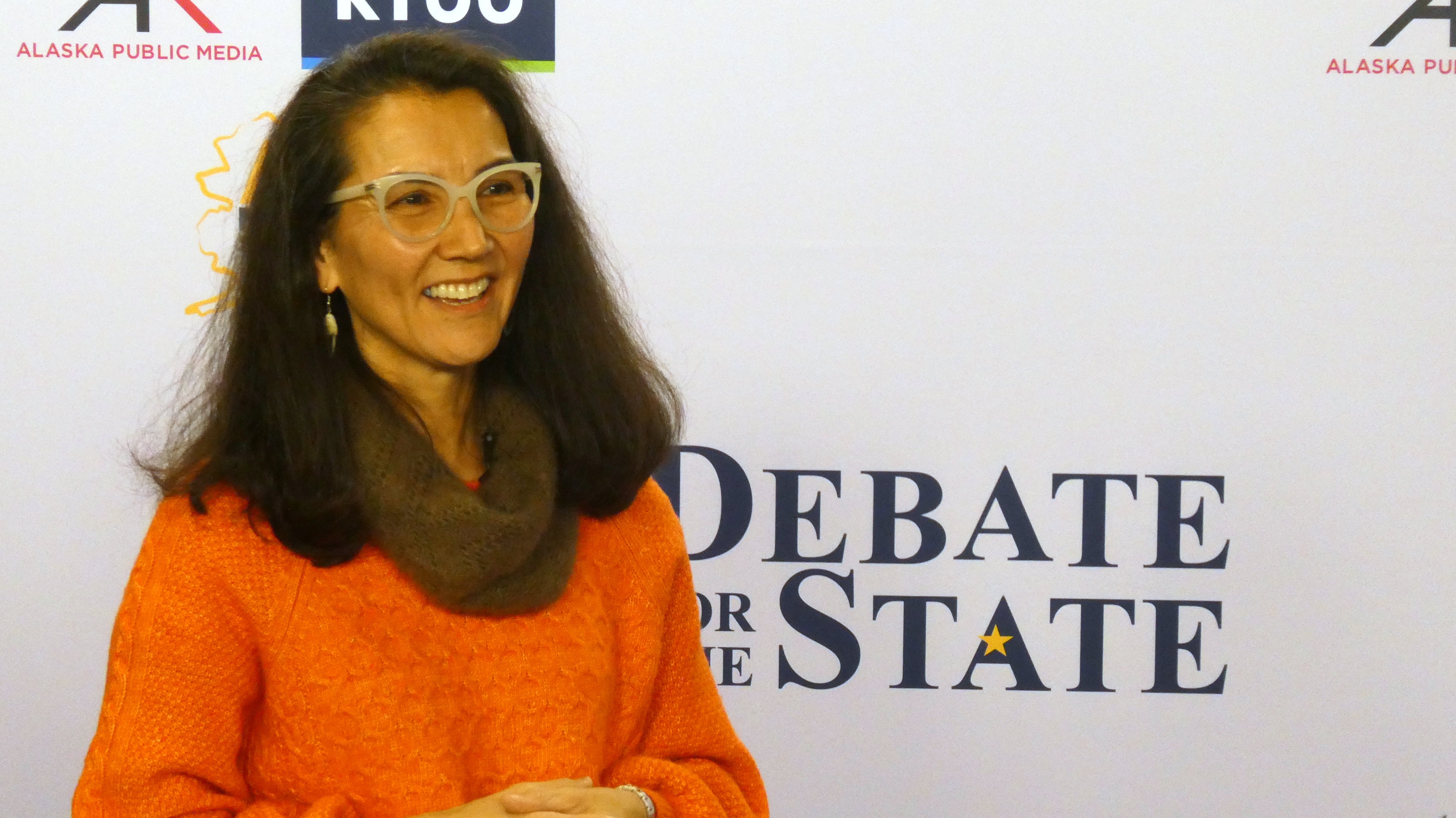 La candidata dem Mary Peltola