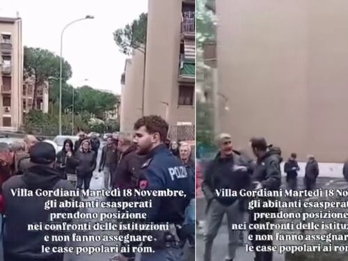 "In 14 in una casa e rifiuti sparsi". La protesta contro le case assegnate ai rom