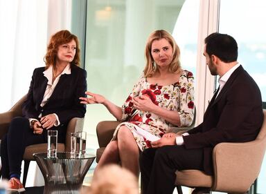 Susan Sarandon e Geena Davis a Cannes, foto 1