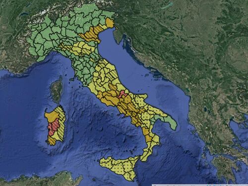 Allerta rossa con Poppea: ecco le zone più a rischio