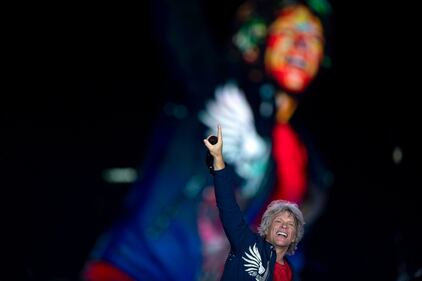 La Band dei Bon Jovi in forma smagliante al "Rock in Rio" 1