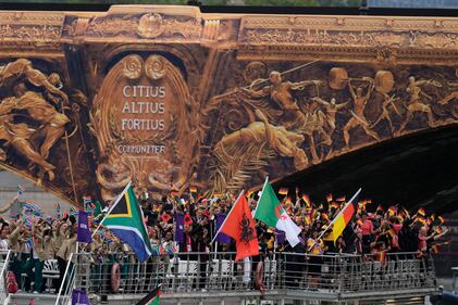 Parigi 2024, le immagini più belle della cerimonia d'apertura 10