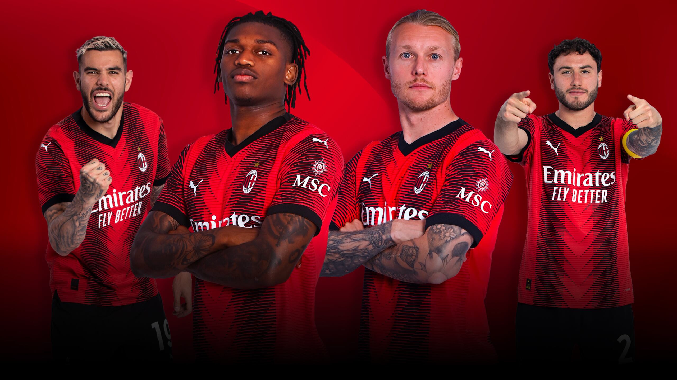 I giocatori del Milan diventano fumetti