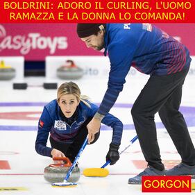 La satira del giorno. La Boldrini e il curling 1