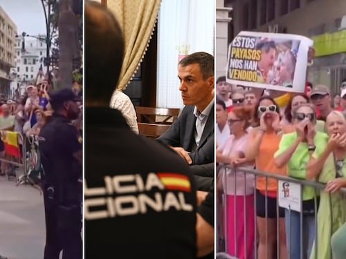 Ceuta, fischi e insulti verso Sanchez. E i cittadini si organizzano con le barricate nei quartieri e con le guardie