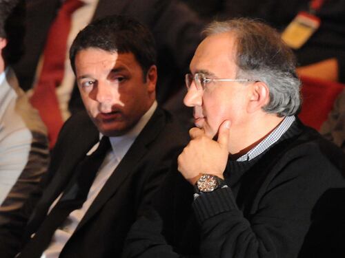 Marchionne: "Serve un piano Marshall per l'Italia"
