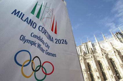 Il logo delle olimpiadi invernali Milano Cortina 6