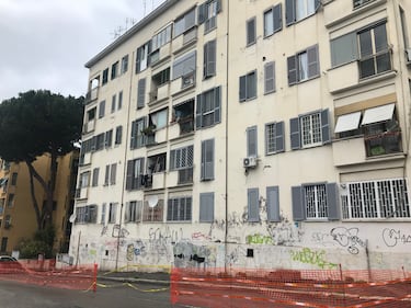 I danni alle palazzine Ater dopo il maltempo che si è abbattuto sulla Capitale 16