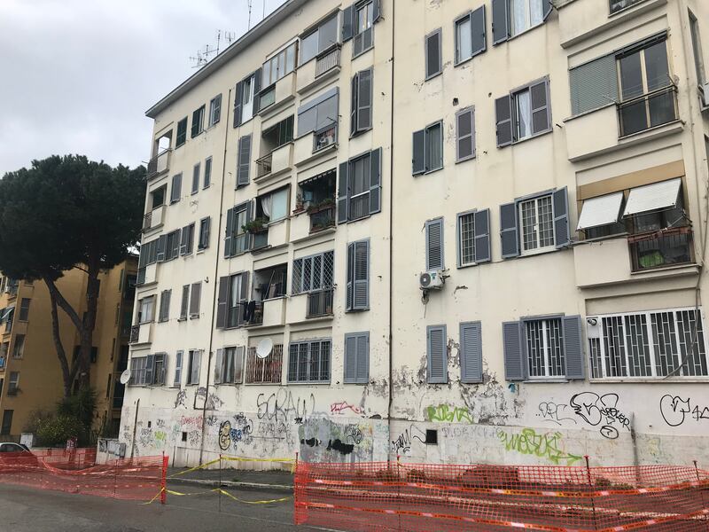 I danni alle palazzine Ater dopo il maltempo che si è abbattuto sulla Capitale 16