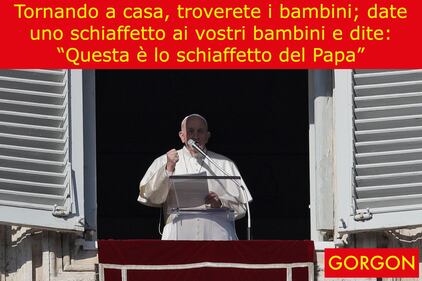 La satira del giorno: il messaggio di Papa Francesco 1