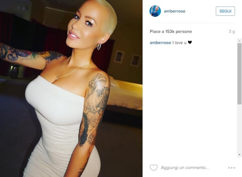 Amber Rose, anche l'ex di Kanye West difende il selfie hot di Kim Kardashian: foto 6