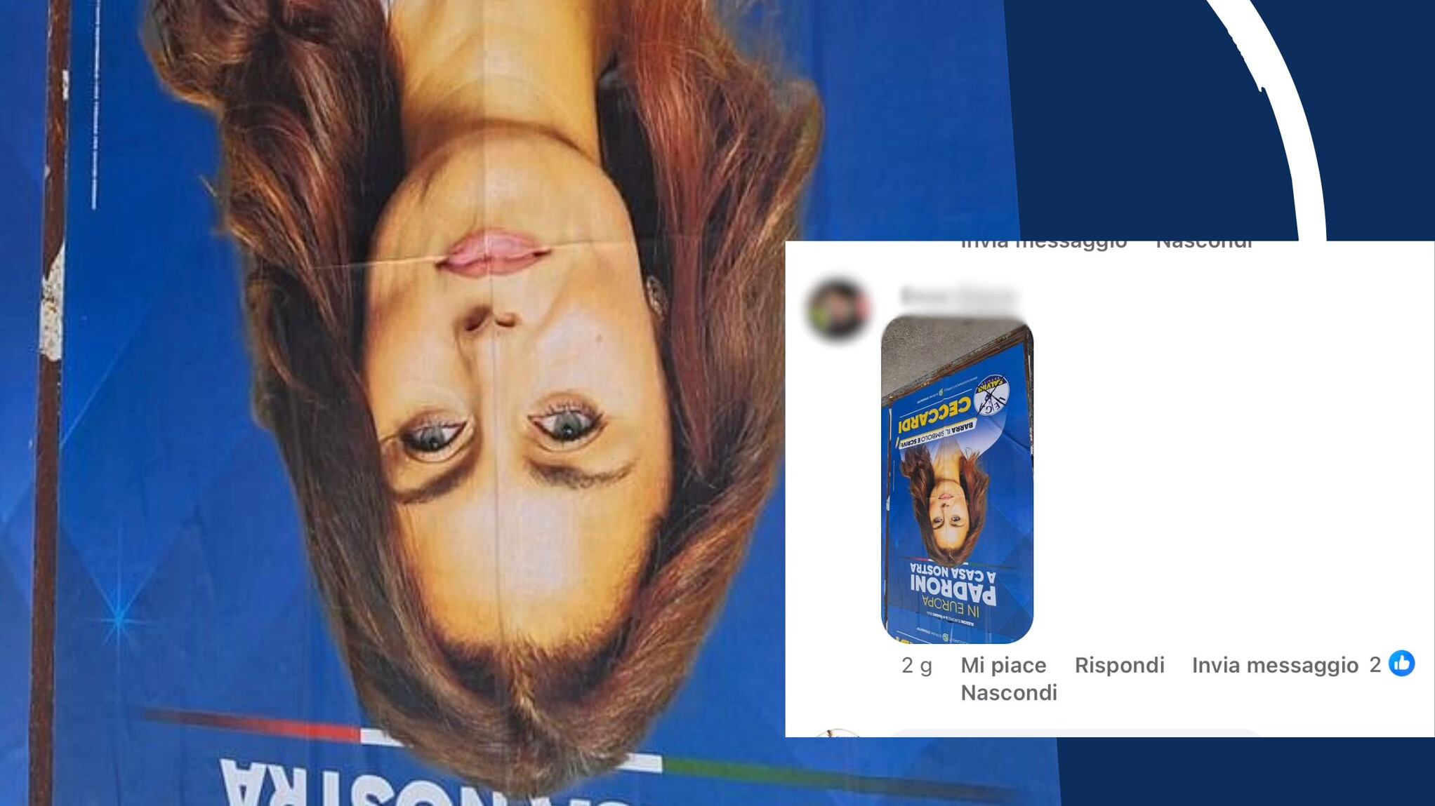 Susanna Ceccardi a testa in giù come Mussolini: la denuncia dell'europarlamentare della Lega
