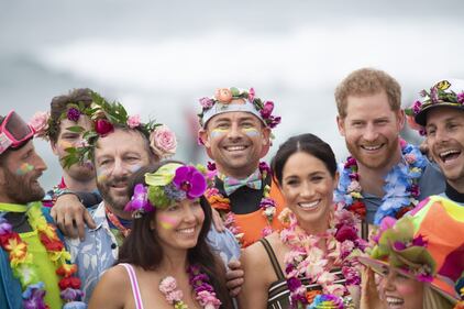Il Principe Harry e Meghan Markle a una festa in spiaggia 10