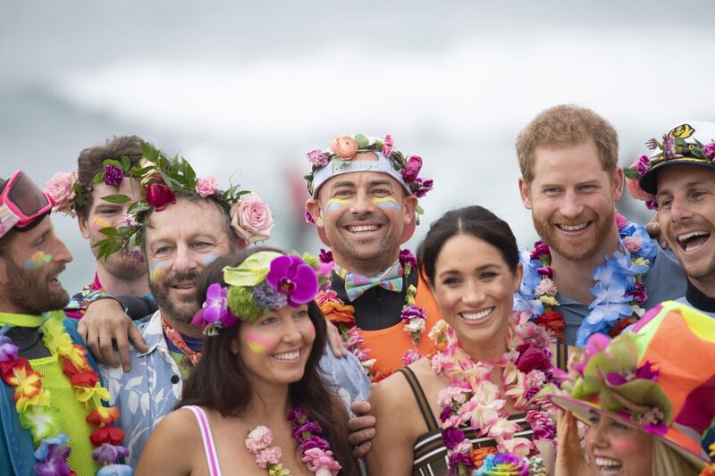 Il Principe Harry e Meghan Markle a una festa in spiaggia 10