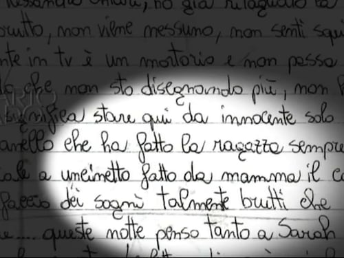 Le firme e la grafia di Michele, Cosima e Sabrina