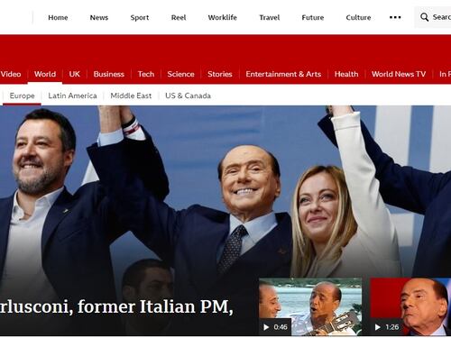 I giornali stranieri ricordano Berlusconi
