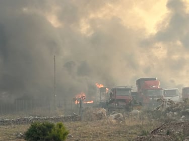 San Vito Lo Capo, le foto dell'incendio  1