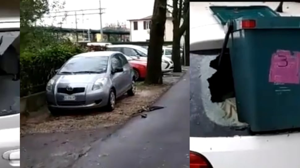 Auto devastate, vetrata di un bar in frantumi: preso nigeriano
