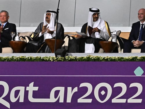 La tribuna del disonore e il 2030 in Arabia