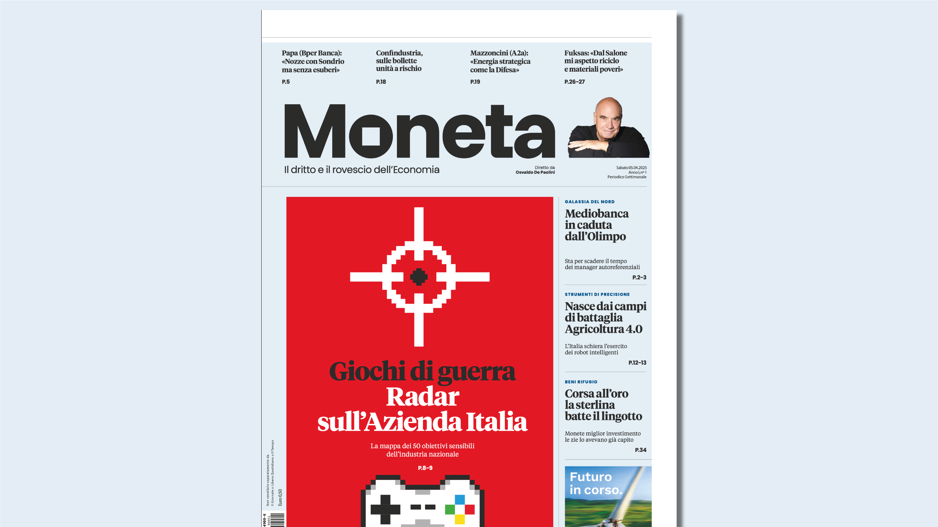 Oggi con il Giornale il nuovo settimanale Moneta: una bussola contro il caos