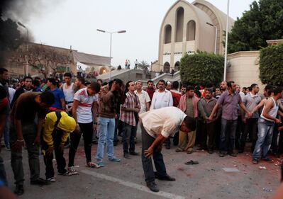 Cairo, funerali del copto ucciso negli scontri al Cairo 1