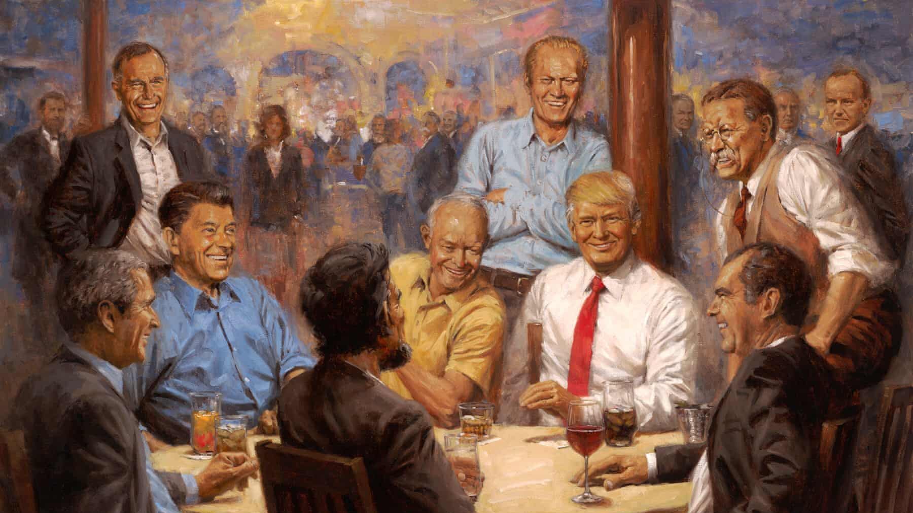 Trump e il quadro che celebra il suo ego