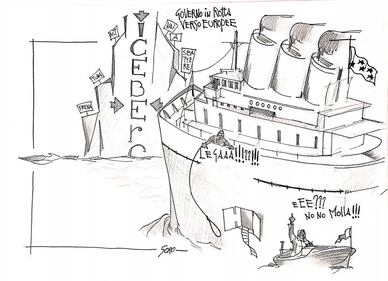 La vignetta del giorno - Il governo è in rotta ​verso le Europee 1