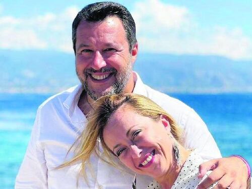 Vertice Meloni-Salvini in masseria