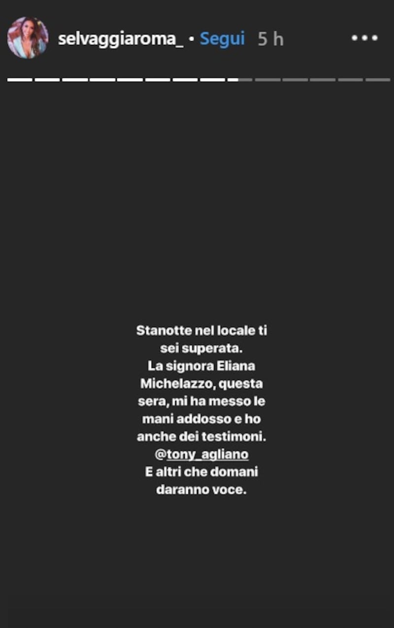 dichiarazione social Selvaggia Roma