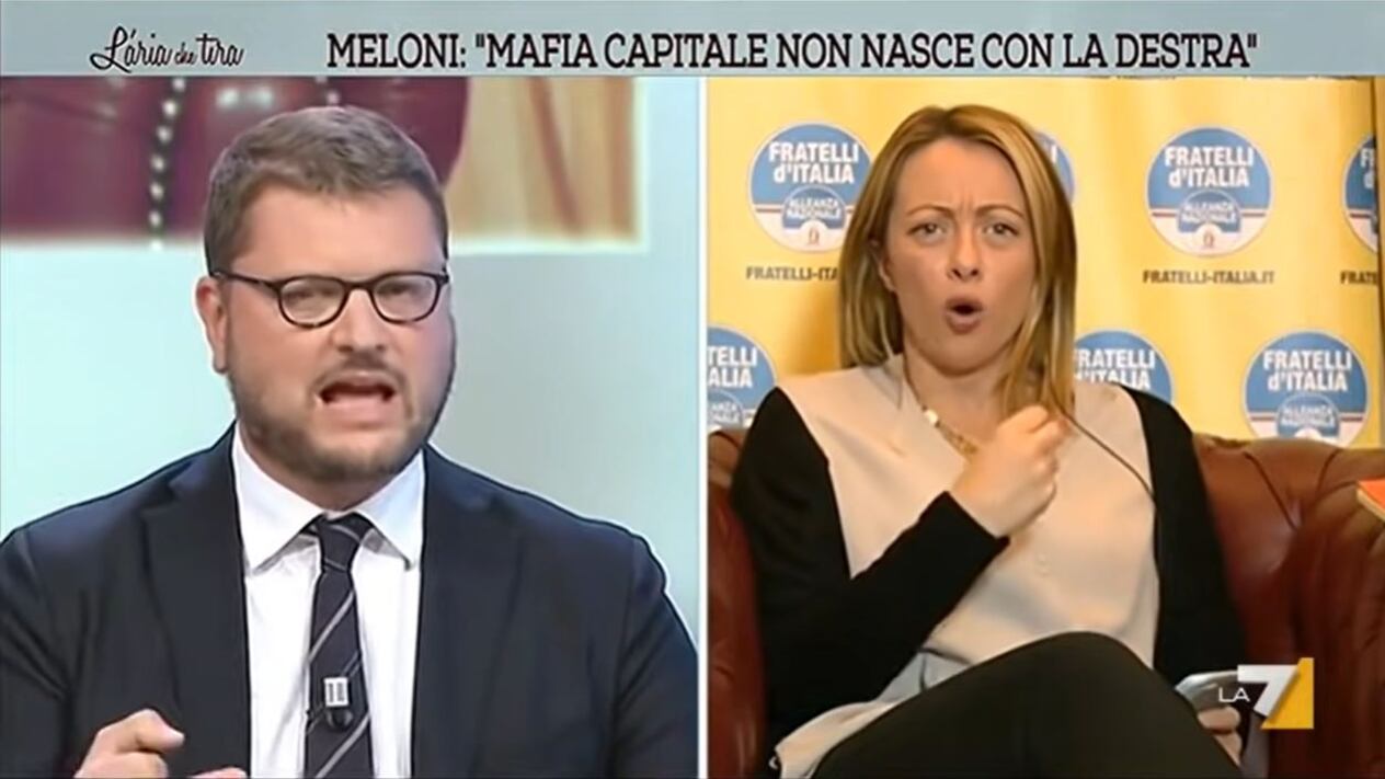 "Sei coinvolta in Mafia Capitale", "Bugiardo, vergognati". Scontro Migliore-Meloni nel 2015