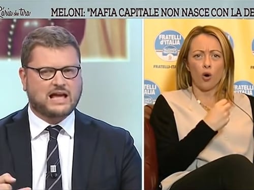 "Sei coinvolta in Mafia Capitale", "Bugiardo, vergognati". Scontro Migliore-Meloni nel 2015