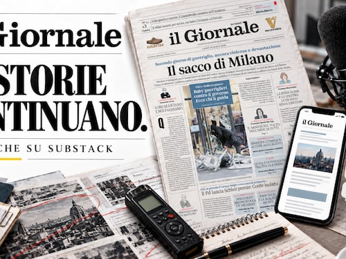 Il Giornale arriva su Substack. E ha molte storie da raccontare. Benvenuti!