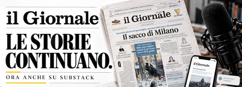 Il Giornale arriva su Substack. E ha molte storie da raccontare. Benvenuti!