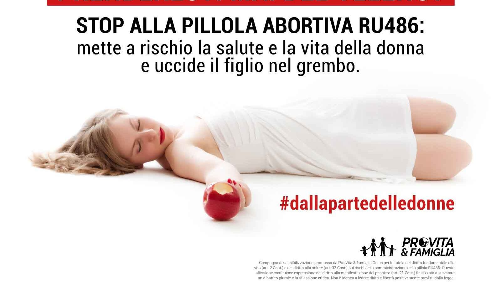 "Prenderesti mai del veleno?". Il manifesto di ProVita scatena la polemica