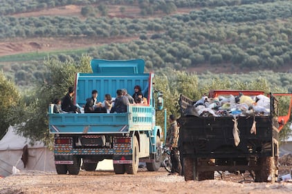 Siria, campo profughi al confine 3