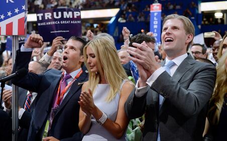 Cleveland, i rampolli di casa Trump uniti per sostenere il padre 9
