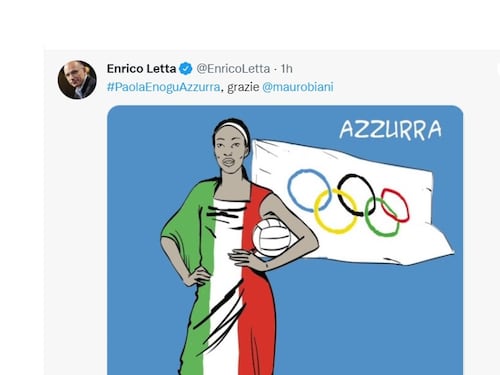 "Paola Enogu". La gaffe di Letta, sbaglia anche il cognome della sportiva