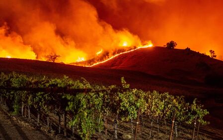 Inferno di fuoco in California 7