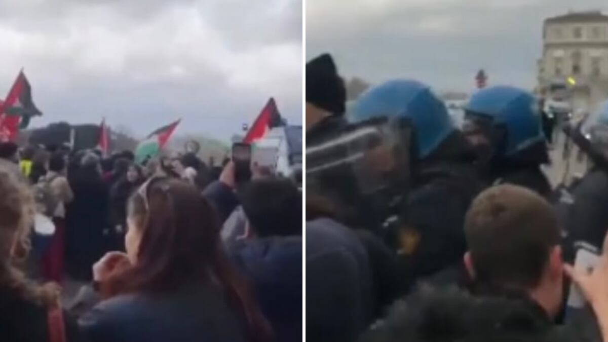 Scontri con la polizia a Firenze: sei pro Palestina indagati per resistenza