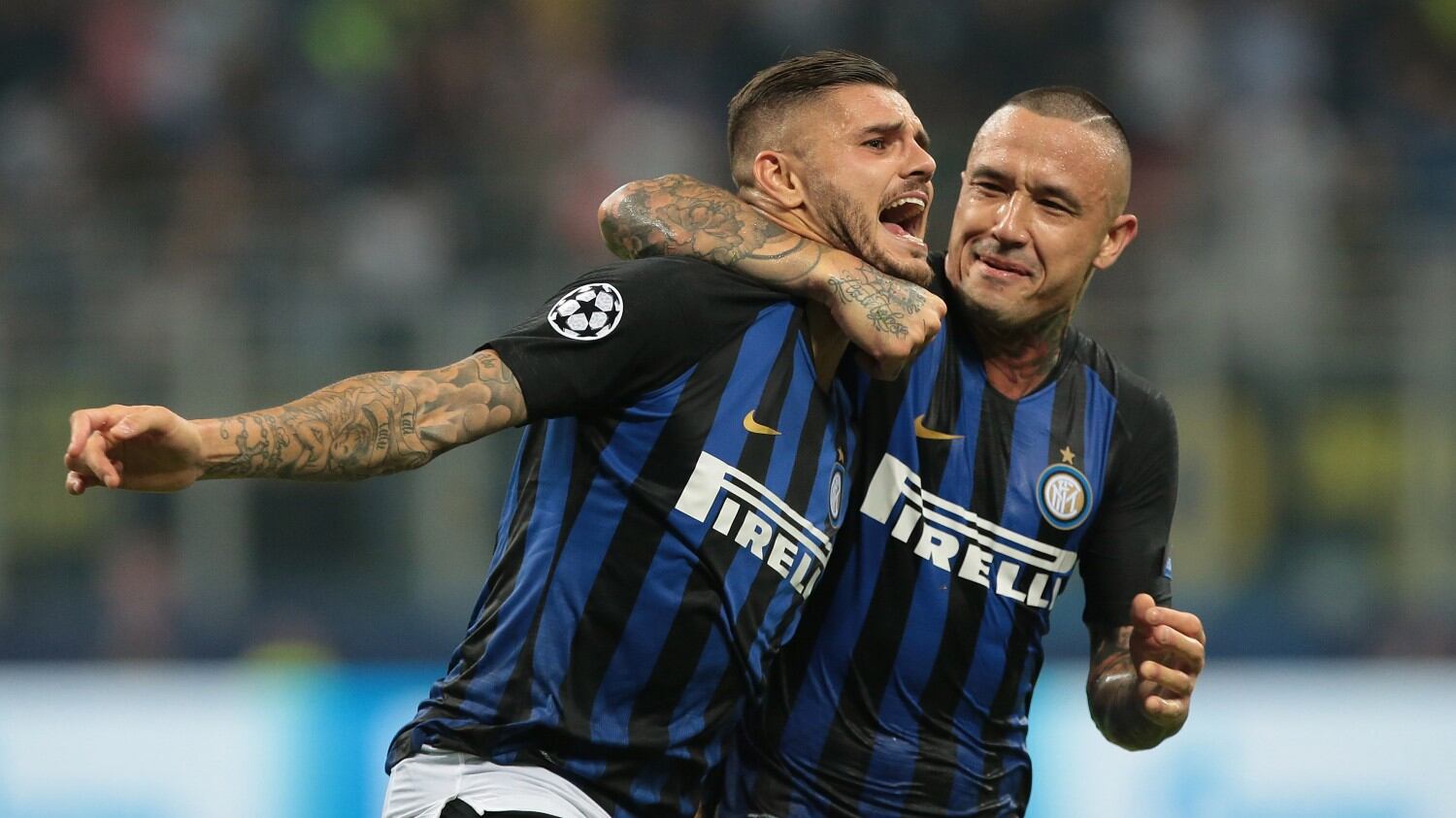 Inter, Icardi esplode di gioia: "Serata favolosa". Wanda Nara: "Lacrime di gioia"
