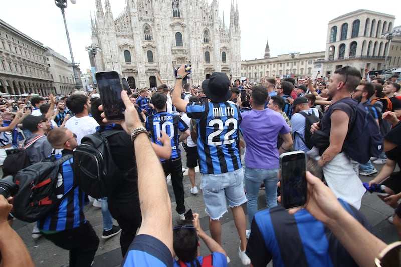 Interisti in attesa per la supersfida di Champions 5