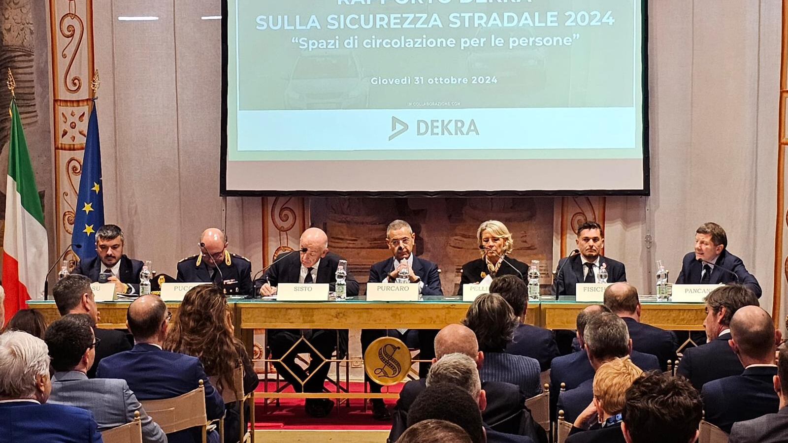 Sicurezza stradale, presentato al Senato il Rapporto DEKRA 2024