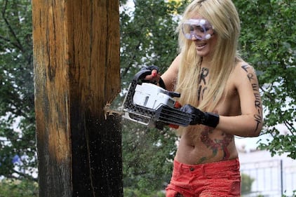 Femen nude: le foto delle proteste 19