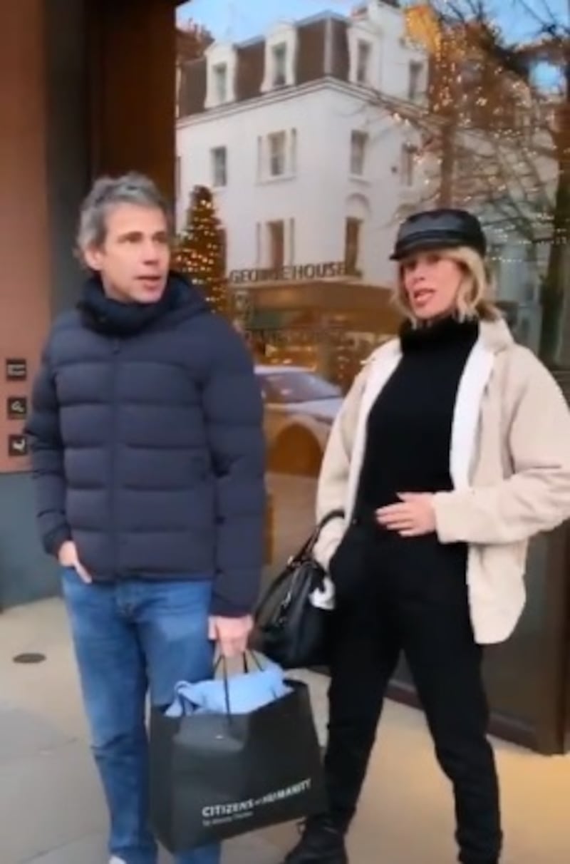 Alessia Marcuzzi e Paolo Calabresi Marconi