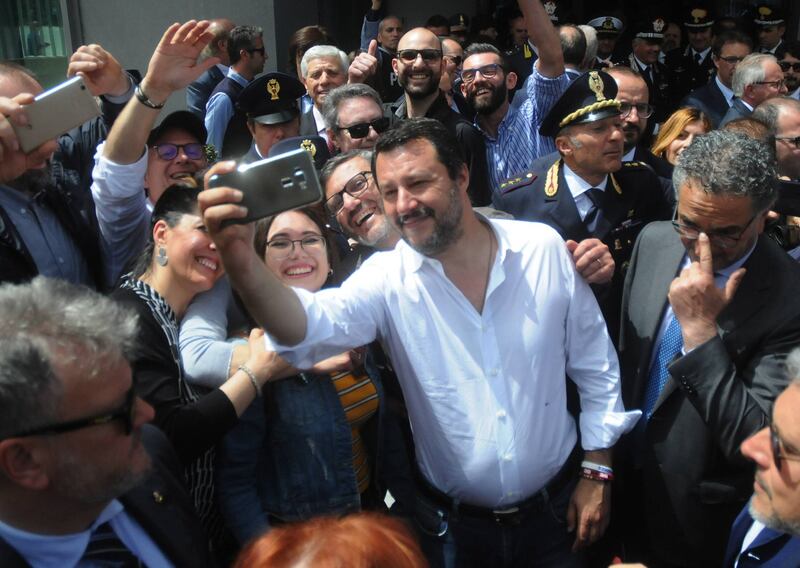 Matteo Salvini inaugura il nuovo commissariato di polizia di Corleone 7
